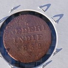 1838 Dutch East Indies 2 Cents Copper Coin - Netherlands East Indies 2c