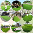 Artificial Grass Turf 0 8   4-color Autumn Blended Fake Grass - Multi-size