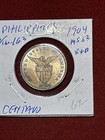 1904 Philippines  One Centavo Nice Original Unc Free Shipping