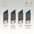 Parker Quink Black Ink Cartridge Refills For Fountain Pens Pack Of 5
