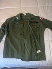 Vintage Military Us Army Jacket Coat Korean War Era Og-107 Small