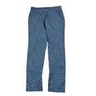 Kjus Women Ice Light 7 8 Treg Print Golf Pants Blue White Slim Fit Lg20-l02 38 M