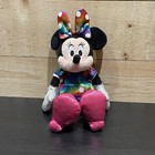 Ty Disney Sparkle Tie Dye Minnie Mouse Bean Bag Euc