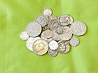 90   Silver Coins  1 Face Value - Mixed Coins Average Circulated Condition