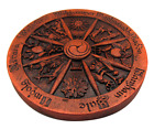 Small Wheel Of The Year Plaque - Dryad Design - Wiccan Pagan Sabbats Wall Decor