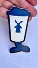 Dutch Bros Coffee Sticker Decal Standing Coffee Cup With Feet Rare Htf