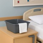 Vakly Wash Basins - Rectangular Plastic Hospital Bedside Soaking Tub  pack Of 5 