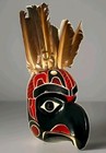 Northwest Coast Mask Vintage Kwakiutl Eagle Red Cedar Carving Doug Cranmer