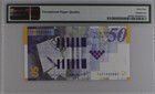 Israel   2007 50 New Sheqalim   P-60c Pmg 69 Epq  superb Gem Unc