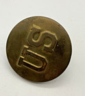Antique Us Collar Emblem Military