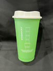 Starbucks Grande 16 Oz Hard Plastic Coffee Tea Reusable Tumbler 6  Tall With Lid