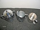 Vintage Farber Bros  Krome Kraft Cream   Sugar Set New York Usa