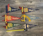 Vintage 1930s Native American Felt Souvenir Pennants Lot