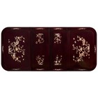 Us Seller - 96in Dark Cherry Rosewood Oriental Dining Set - Free Inside Delivery