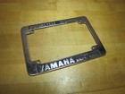 Yamaha Of Knox Tenn Motorcycle Specialist Metal License Plate Frame Sign Ad