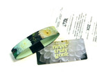 Zox   never Truly Gone   Silver Single Small Wristband W card Nip
