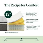 Zinus Pressure Relief Medium Firm Hybrid Mattress Comfort Foam And Pocket Spring