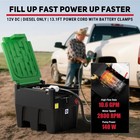 Gas Tank 50 Gallon Marine Fuel Tank Portable Transfer Can Storage Diesel W pump