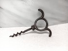 Antique 19th Century 3 Finger Corkscrew Pull Cast Iron Steel