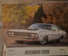 Muscle Cars 2026 Calendar Drag Strip Ready Smokin Red Hot   Free Coupon Free S h