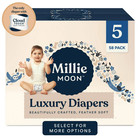 2 Pack Millie Moon Luxury Diapers Size 5  58 Count  Ultra Soft  Ultra Absorbent