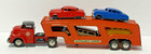 Sss Japan Tin Friction Auto Transport Hauler 4 Cars 12 Inch Vintage 1950 s