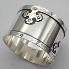 Arts And Crafts Napkin Ring Robert Edwards Sterling Silver Mono G S