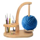 Yarn Holder Magnetic  Yarn Ball Holder Spindle With Double Spindles  Wooden