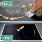 2 Razor Blade Scraper Set Locking 10 Steel Blades Tool Paint Sticker Glue Glass