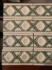 Rare Tiles Antique Vintage Art Nouveau 6x3 Inch Border Tiles Majolica England