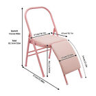 Yoga Auxiliary Chair With Lumbar Support Freestanding Balance Handstand Pink