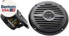 Pair Ms525b 5 25  400w Marine Boat Speakers  4 Ohm  Waterproof Ip56  Black  Dura
