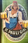 Original 1983 St  Pauli Girl Beer Poster 22  X 35  Carlton Importing Company