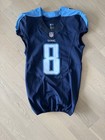 Autographed Rookie Marcus Mariota Team Issued Titans Nfl Jersey  game Used  
