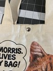 Vtg 9-lives Morris Tote Bag Cat Lover Fan Promo Canvas Purr If Your Fan 90s