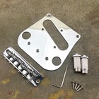 Tele Bridge Plate 6-saddle Bridge For Bigsby B5 And B50 Chrome Bss1 tbp1