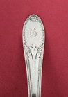 1800s Coin Silver  Antique E D Kinsey Ohio  9  Long Pronged Serving Spoon 64 Gr