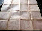 Vtg Transfer Pattern Little Girl Motifs Pattern   Bonus Uncut