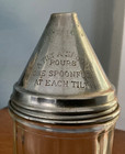 Vintage Medco Tilt A Spoon Diner Sugar Pourer Shaker Dispenser - Glass Metal