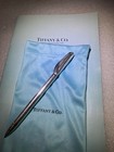 Genuine Tiffany   Co  Sterling Peretti Design Ballpoint Pen   Pouch-catalog 2002