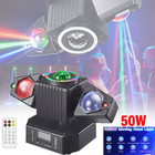 Laser Rgbw Led Moving Head Light Disco Stage Lighting Dmx512 Party Dj   Remote
