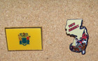State New Jersey - Patch   State   Flag Pins Willabee   Ward All 3 Free Ship