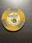  5 El San Juan Puerto Rico Casino Chip Esj-5f