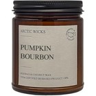 Pumpkin Bourbon Coconut   Beeswax Non-toxic Candle    9oz Fall Scented Candle 