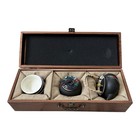 Chinese Kung Fu Tea Set     Portable Porcelain Travel Tea Set With Teapot   Cups