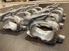 Bunny Rabbit 8 Napkin Rings Cast Aluminum     Usa Arthur Court Style Spring Easter