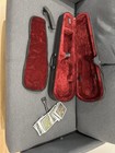Cecelio Lightweight 4 4 Full Violin Case With Replacement Strings  red Velvet 