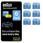 Braun Clean   Renew Refill Cartridges  6 Count  Pack Of 1