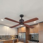 Home Decorators Collection Kitteridge 52  Ceiling Fan Oil Rubbed Bronze Light