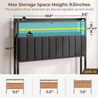 Rolanstar Headboard For Full Size Bed With Storage  60 000 Diy Color Of Led L   